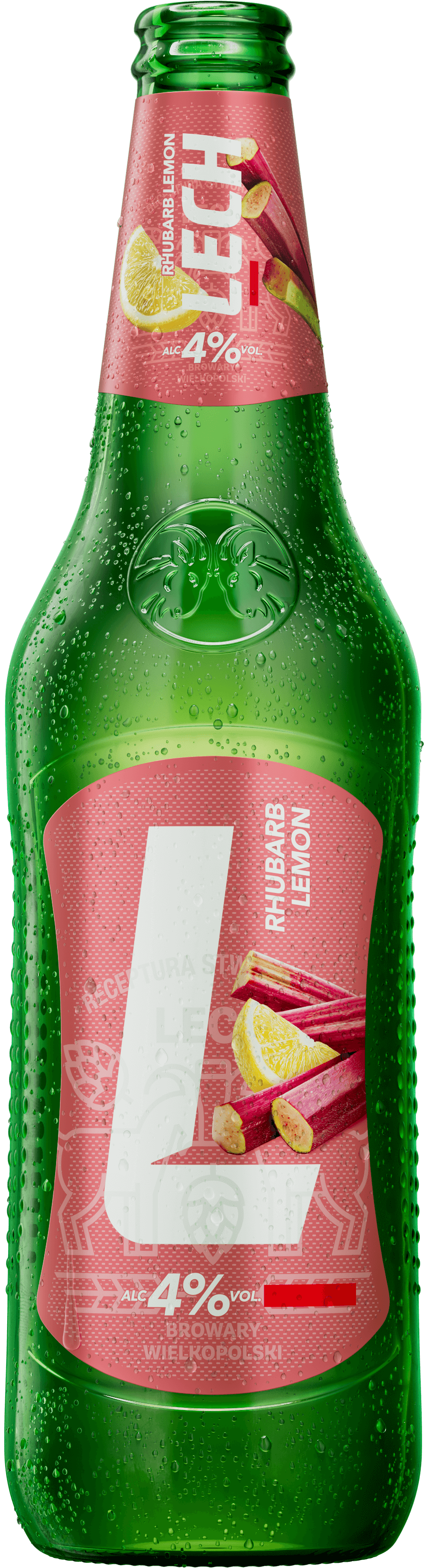 Lech Rhubarb Lemon packshot